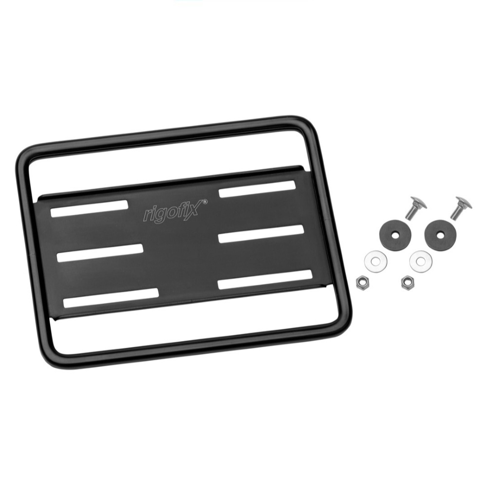 rigofix® Kennzeichenhalter Fixmontage 14×18 BLACKLINE-Series