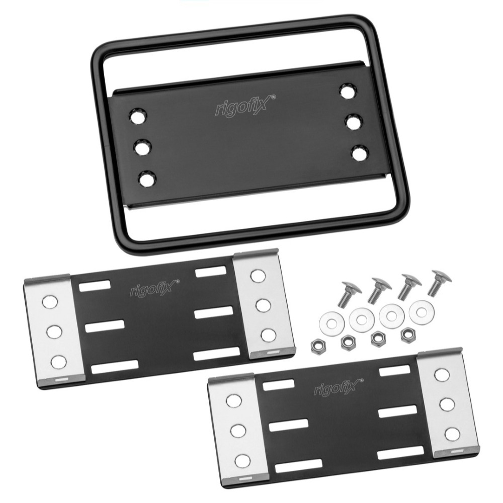 rigofix® Kennzeichenhalter Wechselhalter 14×18 BLACKLINE-Series
