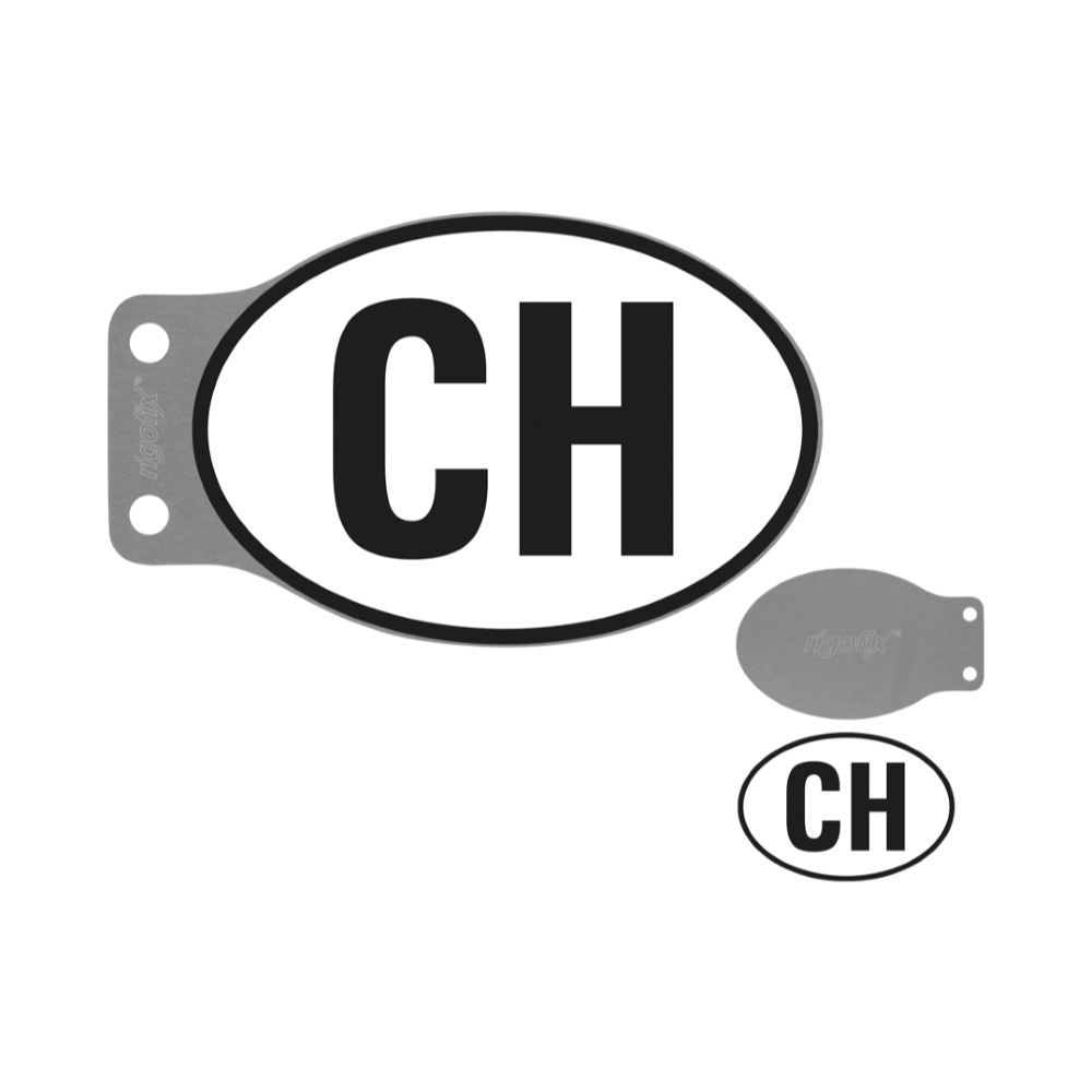 rigofix® CH-Kleber klein 8x5 cm mit Halterung
