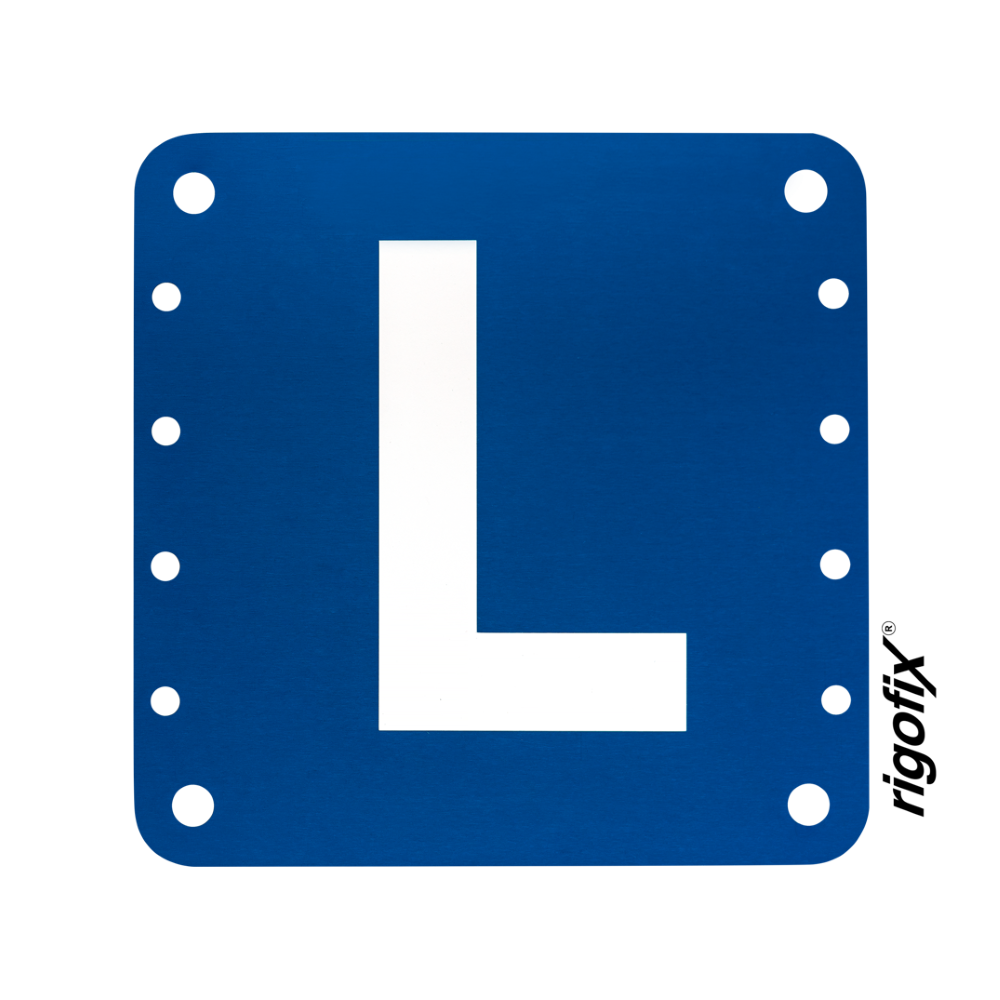 rigofix® L-Schild universal Alu